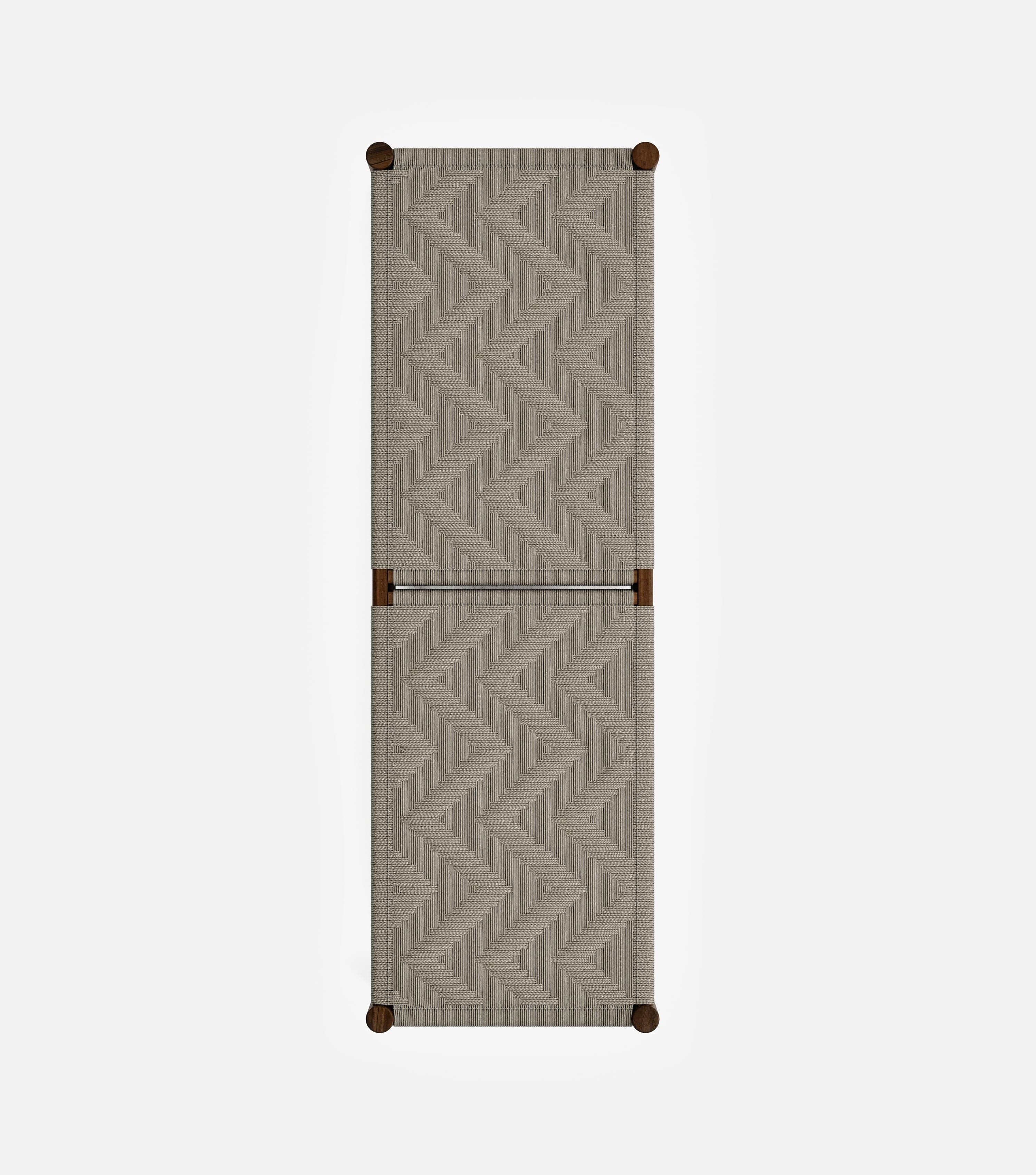 Coffee / Taupe Chevron Cord / Medium