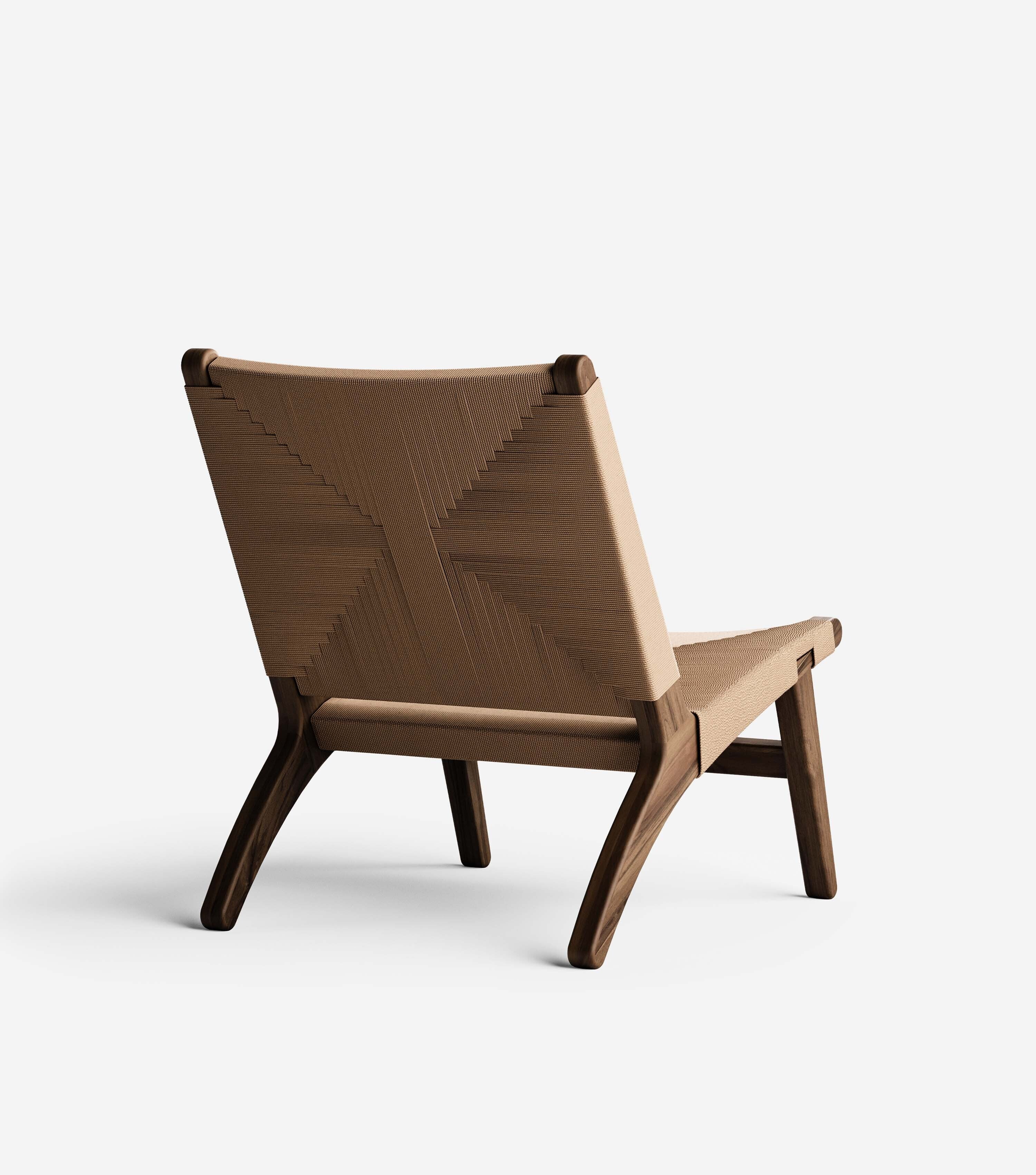 Coffee / Khaki Cross Braided Cord