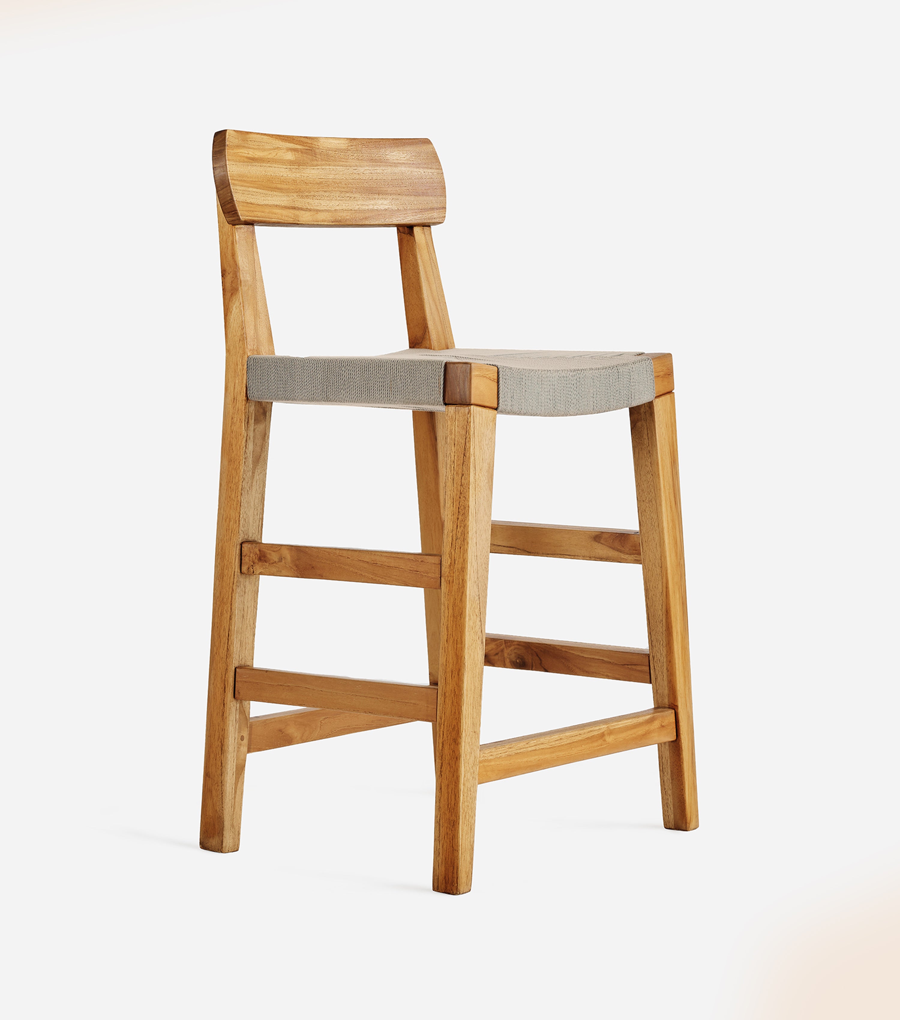 Natural / Khaki Cross Braided Cord / Counter Height