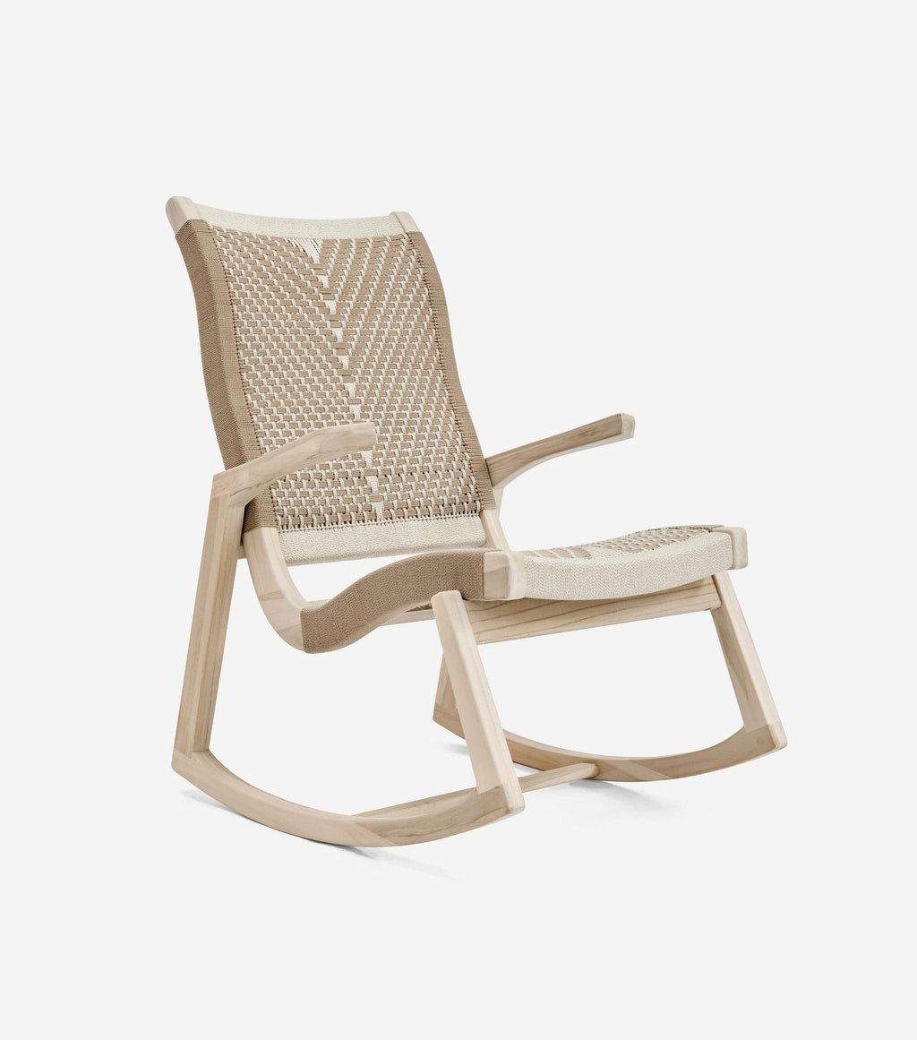 Amador Rocking Chair Natural Pattern MasayaCo