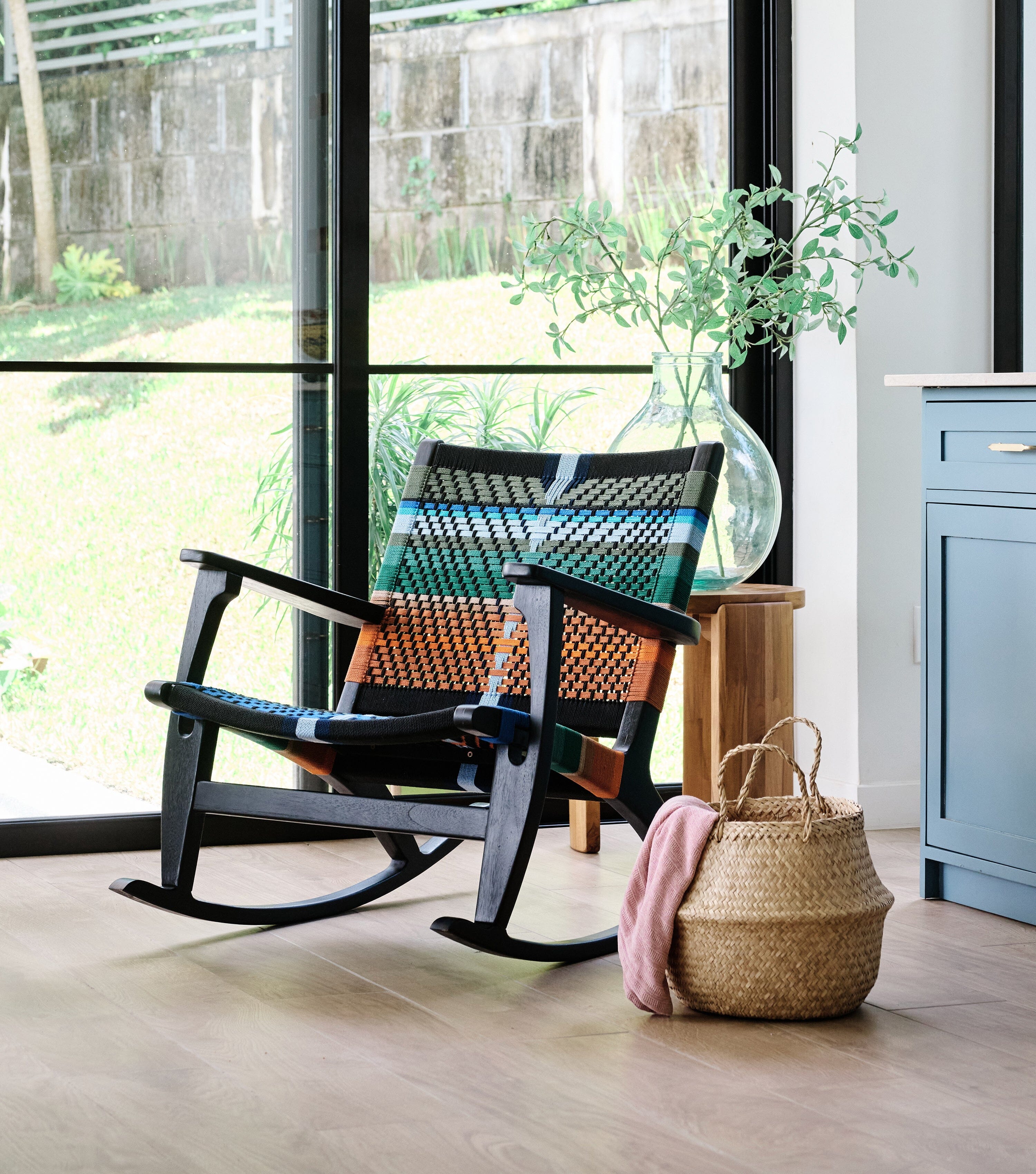 Masaya Rocking Chair Mot Mot Pattern MasayaCo