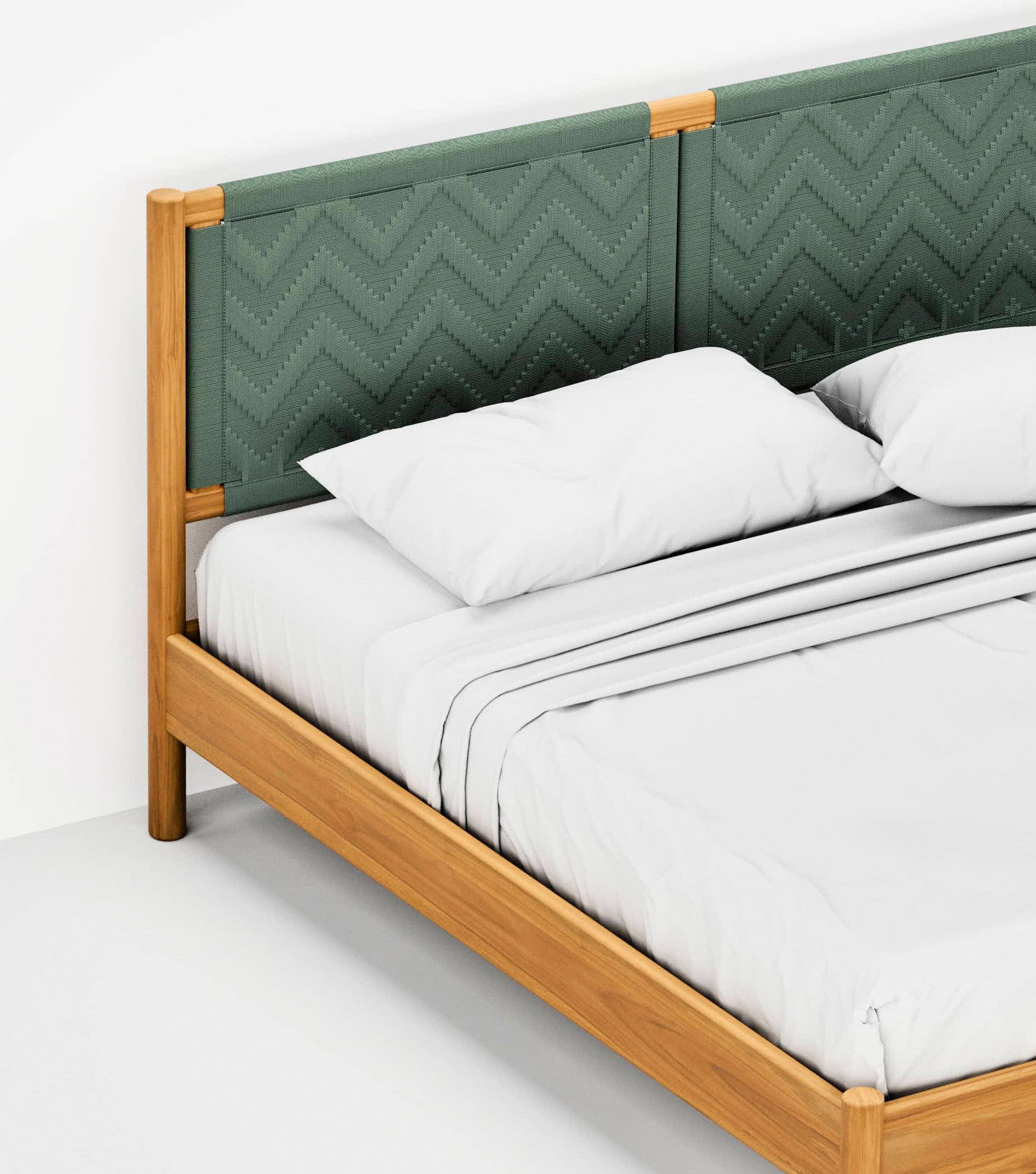 Natural  / Basil Chevron Cord / King