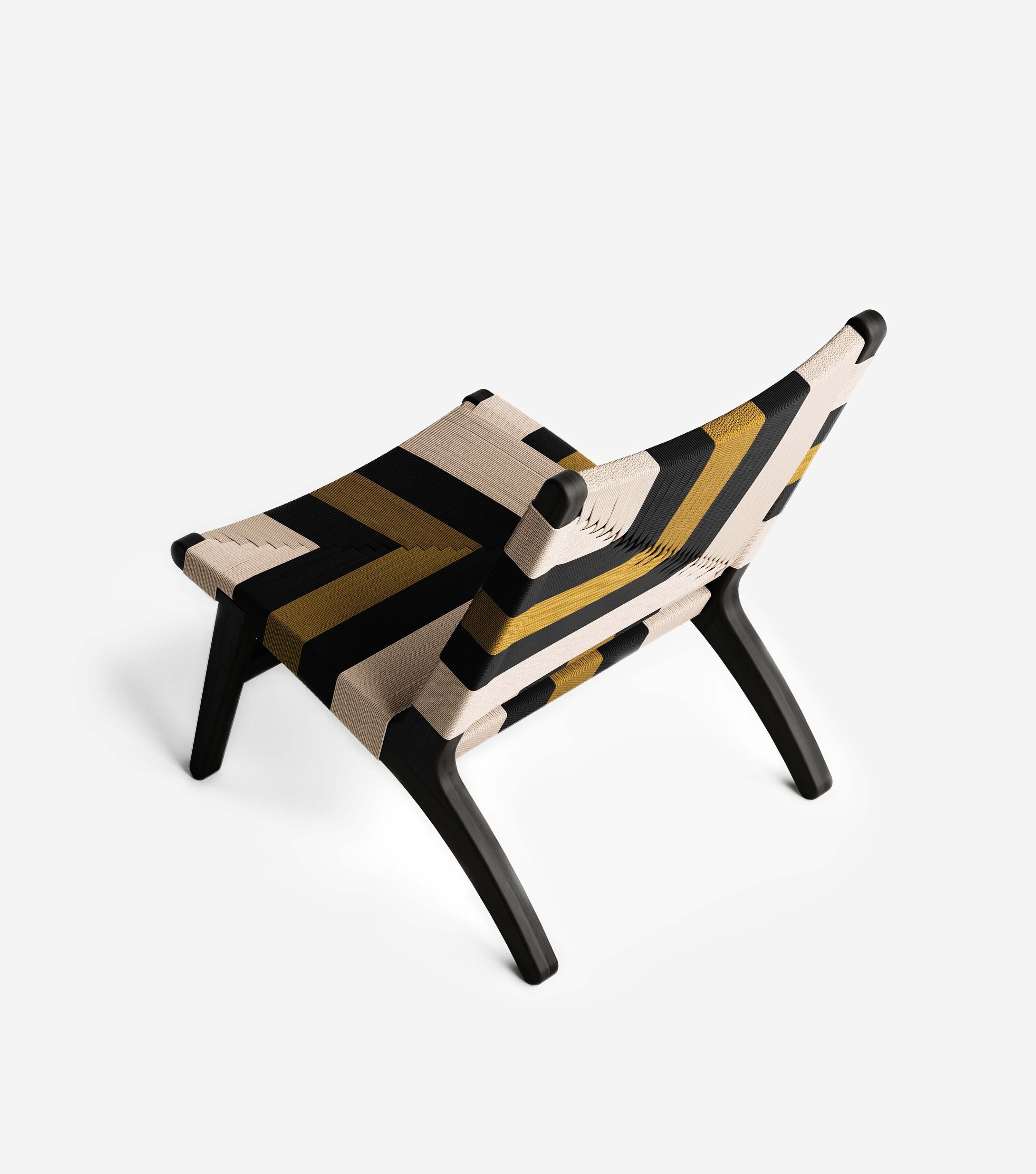 Charcoal / Queen Bee Pattern