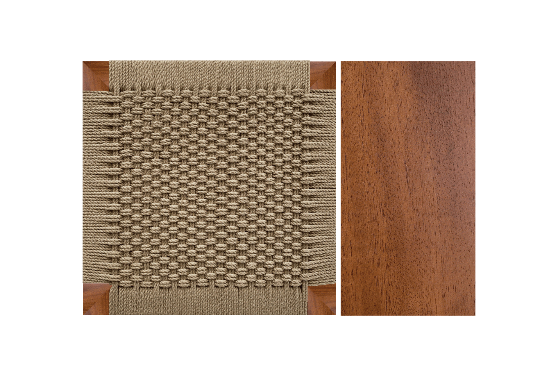 Mahogany / Khaki Manila / Medium